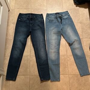 2 pair ankle jeans